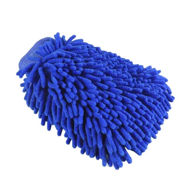 Manusa auto microfibra, P&M®, microfibra, albastru