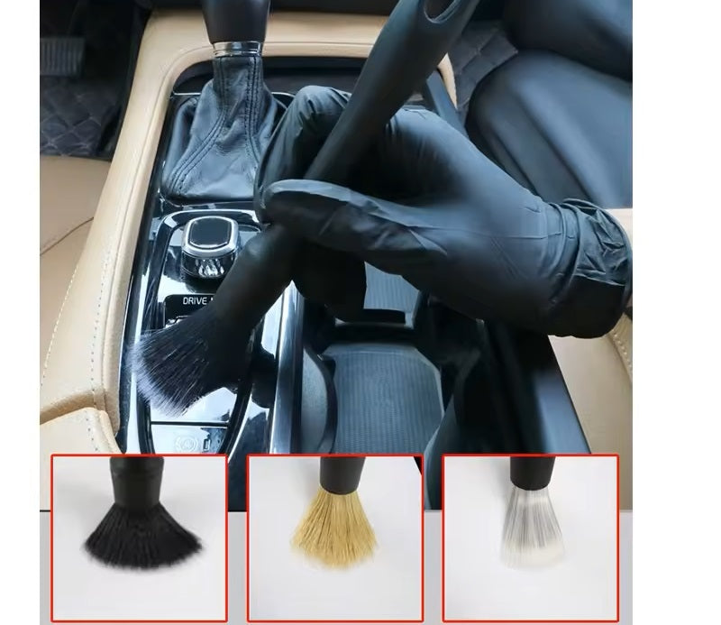 Set 3 perii profesionale de detailing P&M®, interior-exterior auto