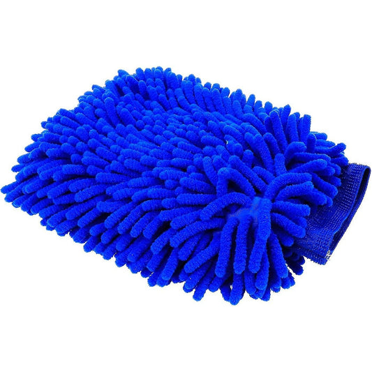 Manusa auto microfibra, P&M®, microfibra, albastru
